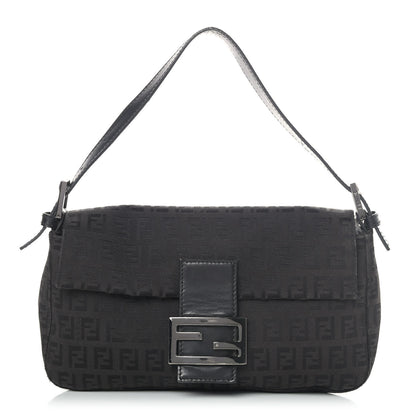 Fendi Zucchino Baguette Black 1 of 10