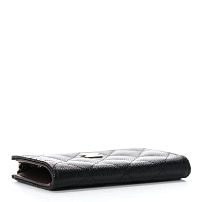 Chanel Caviar Quilted Zipped Key Holder Case Black 4 of 10