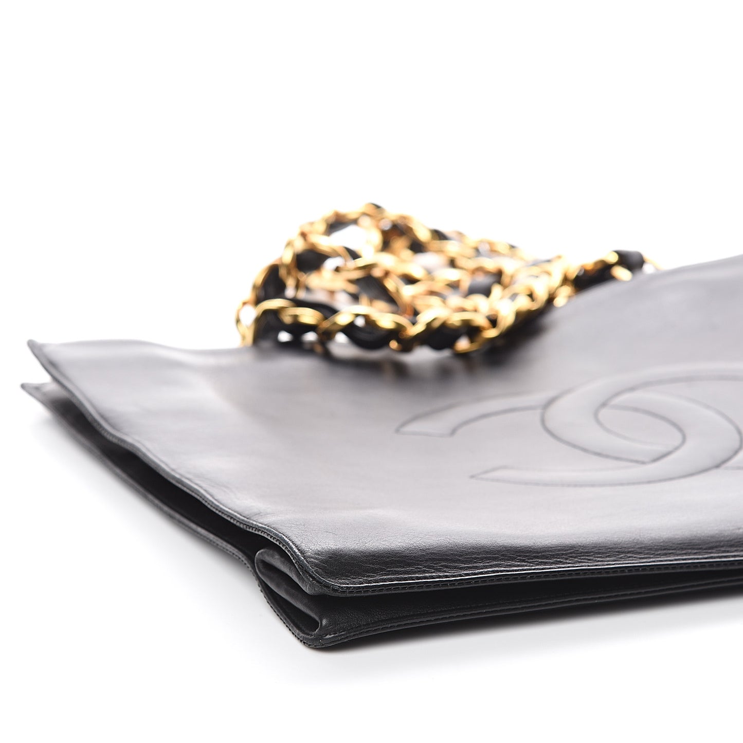 Lambskin CC Shoulder Bag Black