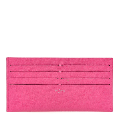 Louis Vuitton Calfskin Felicie Card Holder Insert Hot Pink 1 of 6