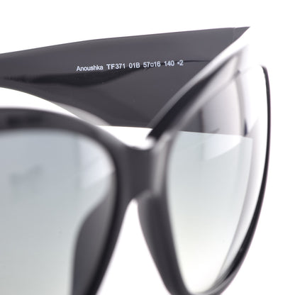 Tom Ford Acetate Anoushka Cat Eye Sunglasses TF371 Black 6 of 8