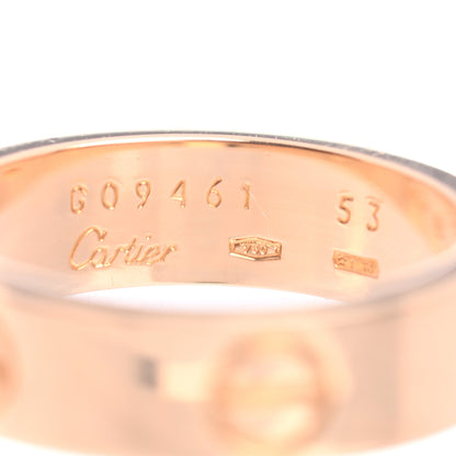Cartier 18K Yellow Gold 5.5mm LOVE Ring 53 6.25 4 of 5