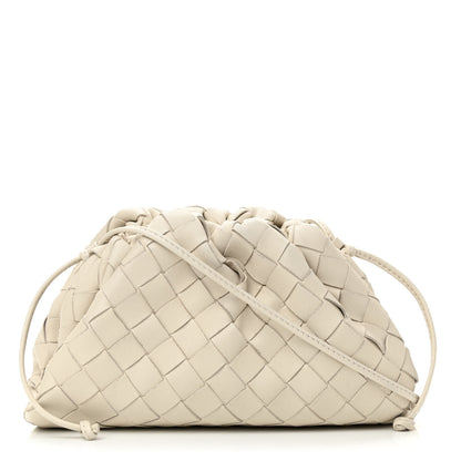 Bottega Veneta Nappa Intrecciato The Mini Pouch Plaster 1 of 9