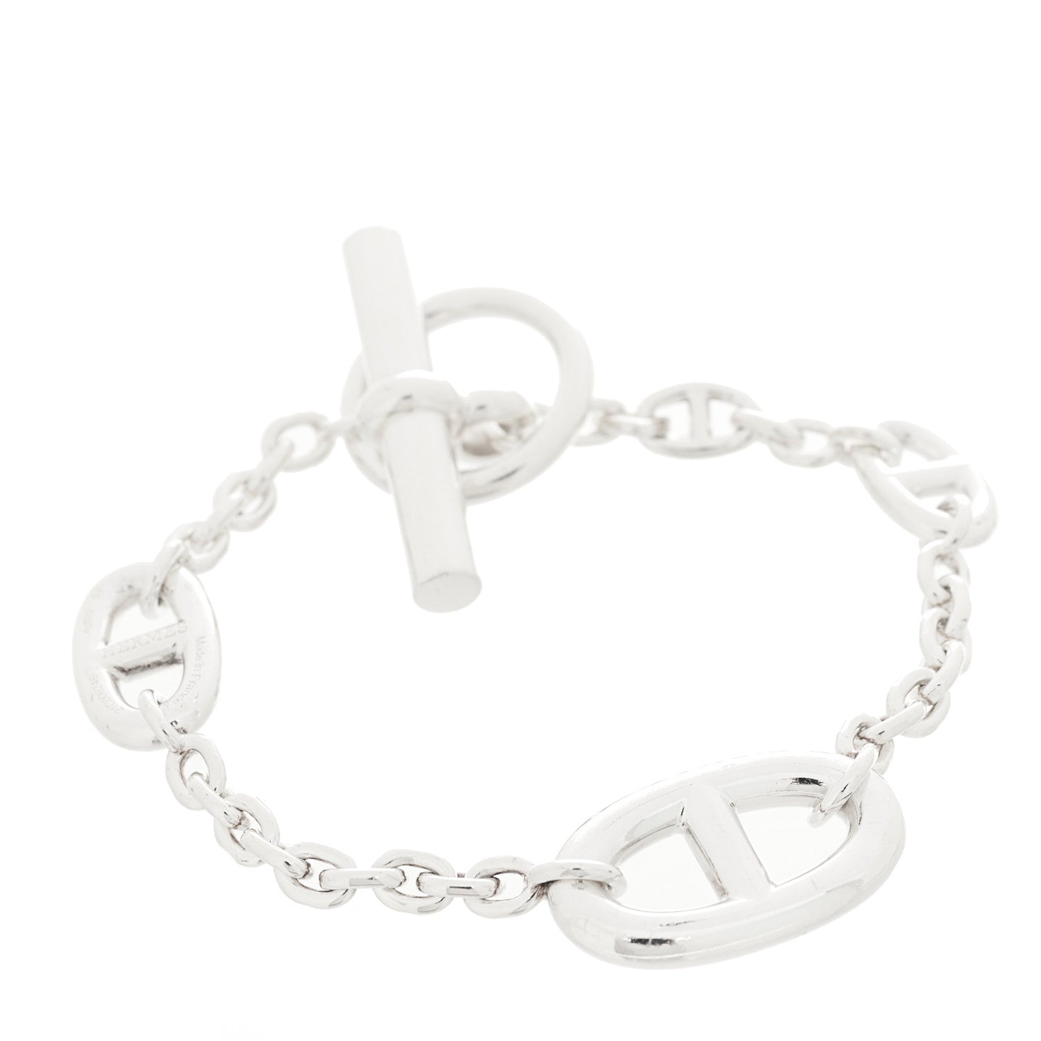 Hermes Sterling Silver Farandole Bracelet ST 1 of 4