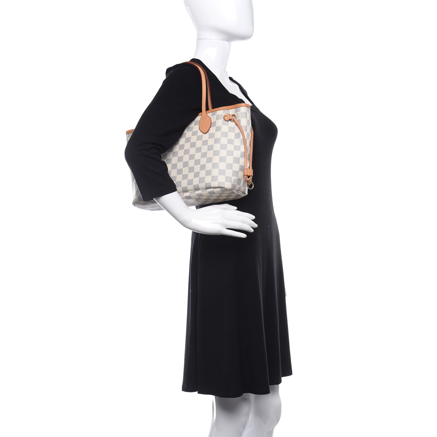 Louis Vuitton Damier Azur Neverfull PM 2 of 9