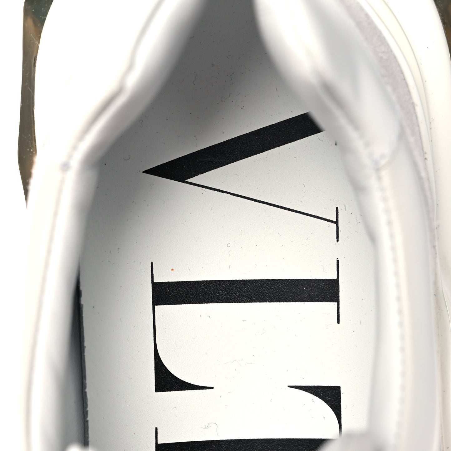 Calfskin Mens Bounce Sneakers 41.5 White