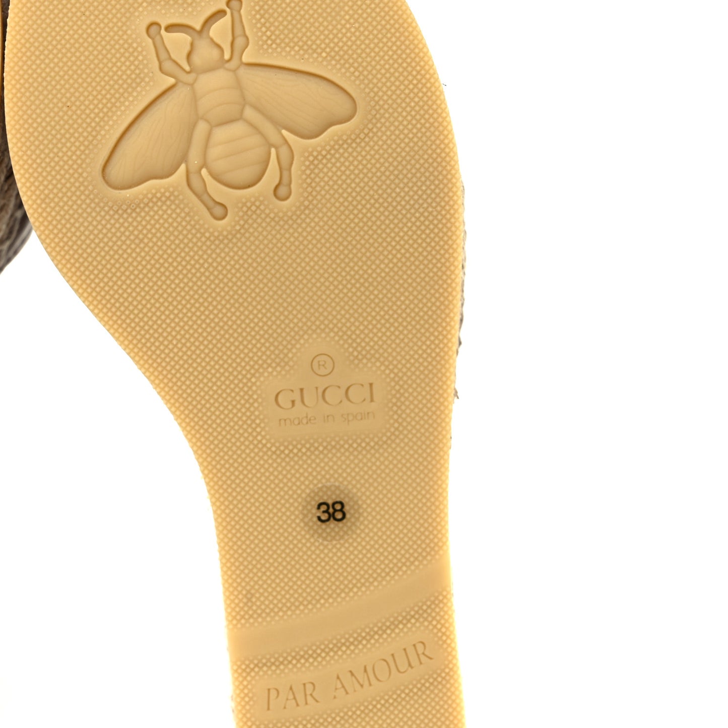 Nappa Matelasse GG Marmont Ankle Wrap Platform 35/120mm Espadrille Wedges 38 Porcelain Rose
