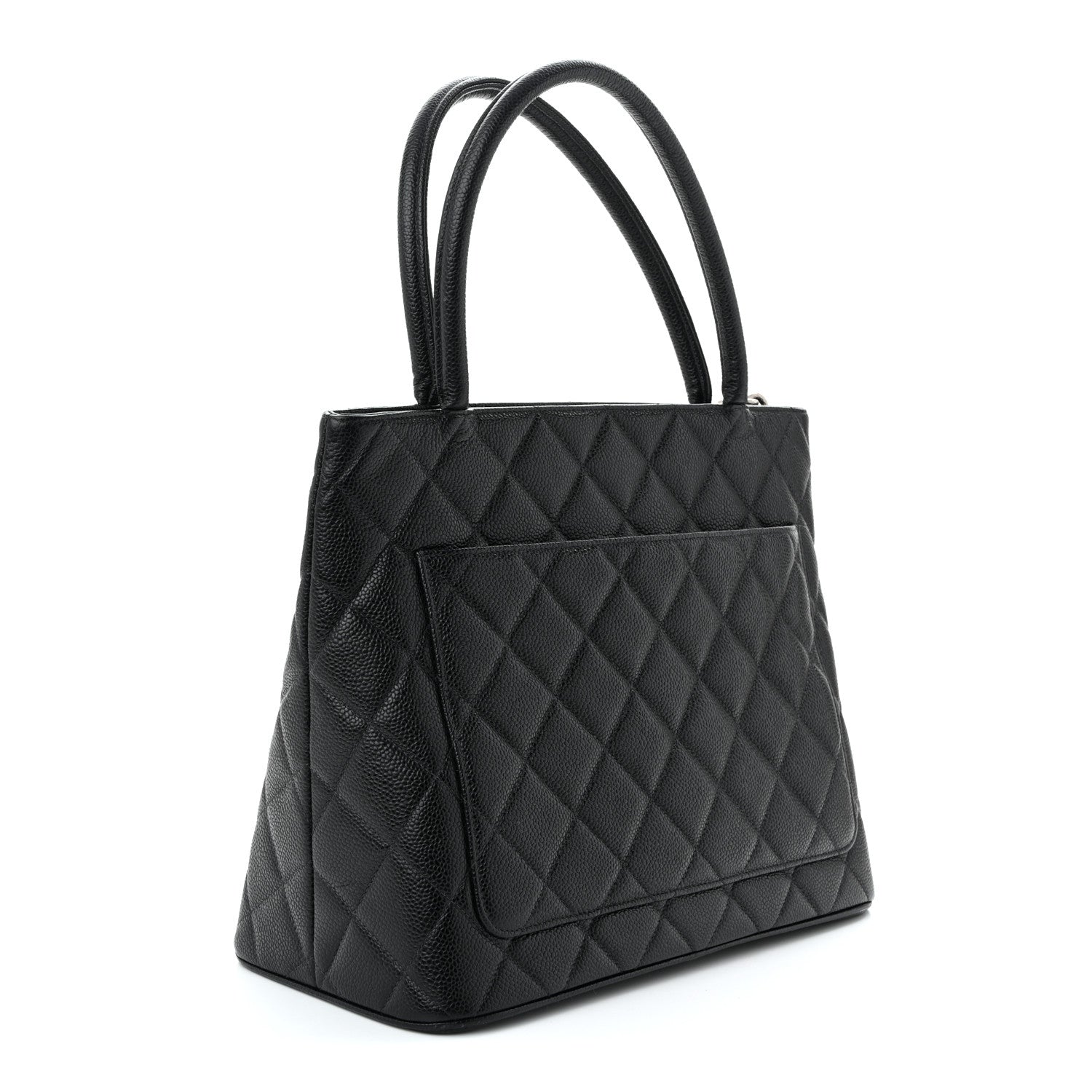 Chanel Caviar Quilted Medallion Tote Black 3 of 10