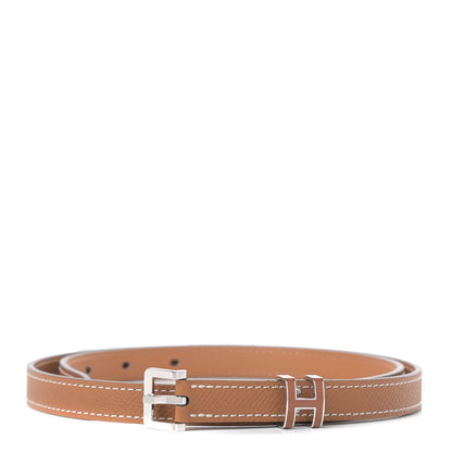 Hermes Epsom 15mm Pop H Belt 80 Gold 1 of 8