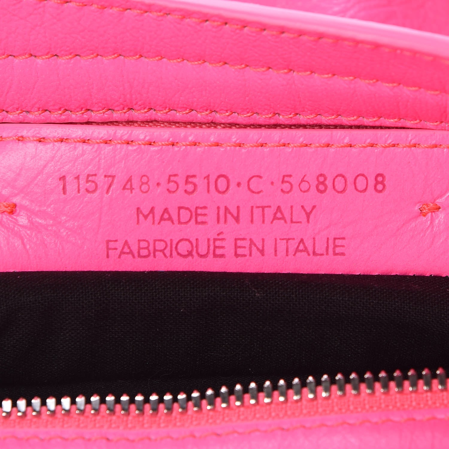 Balenciaga Agneau Classic Silver Hardware City Rose Fluo 10 of 11