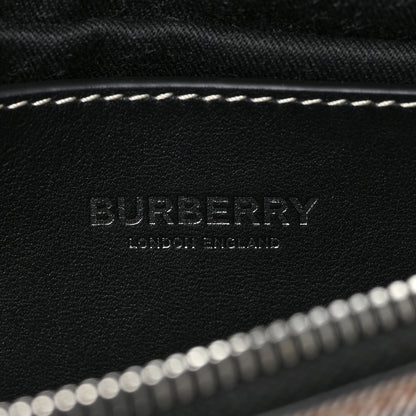 Burberry E-canvas Check Cason Bum Bag Dark Birch Brown 6 of 8