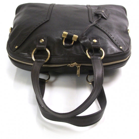 Leather Large Muse Chocolate Brown