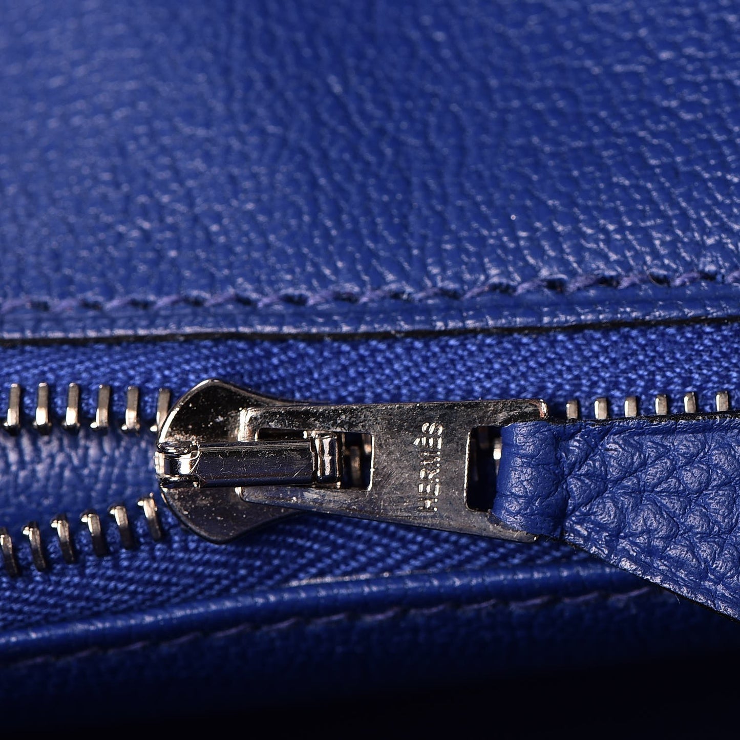 Togo Birkin 25 Bleu Electrique
