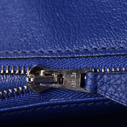 Hermes Togo Birkin 25 Bleu Electrique 15 of 34
