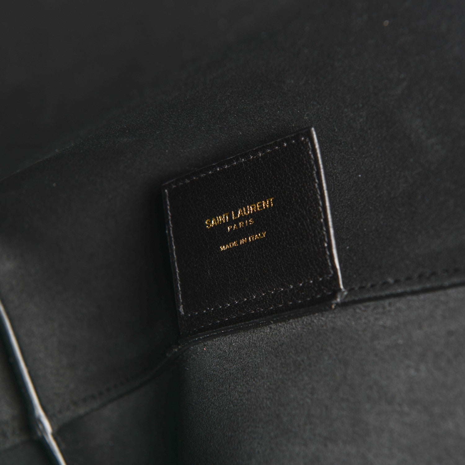 Saint Laurent Calfskin Large Shopping Tote Black 7 of 8