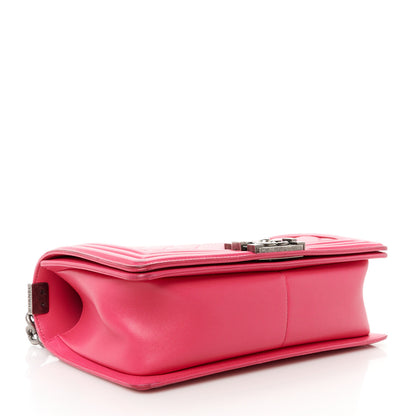 Chanel Calfskin Quilted Medium Boy Flap Pink 4 of 14