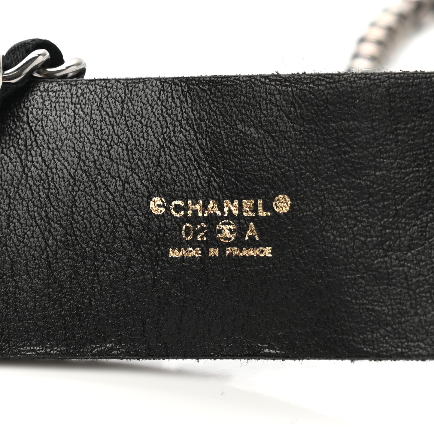 Wool Bow Chain Belt 95 38 Dark Blue