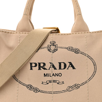 Prada Canapa Small Logo Tote Corda 8 of 20