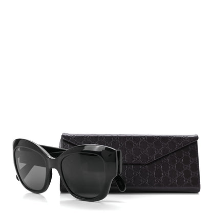 Gucci Acetate GG Butterfly Sunglasses GG0808S Black 8 of 8