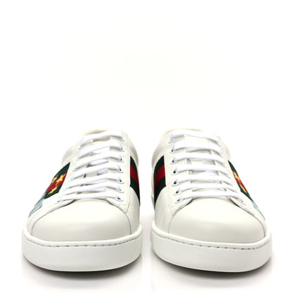 Gucci Calfskin Web Mens Gucci Band Ace Sneakers 8.5 White 2 of 9