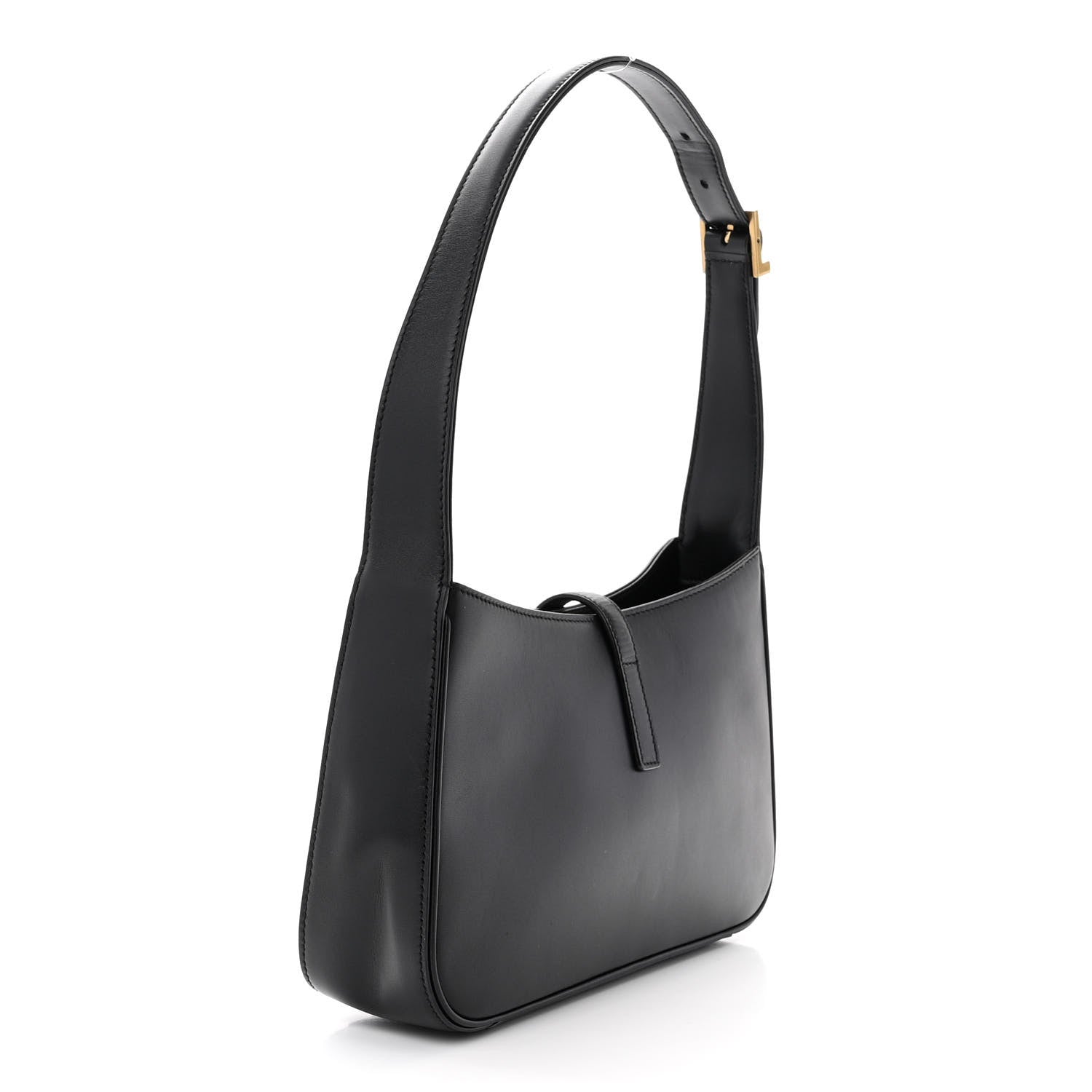 Saint Laurent Smooth Calfskin Le 5 A 7 Hobo Black 3 of 12