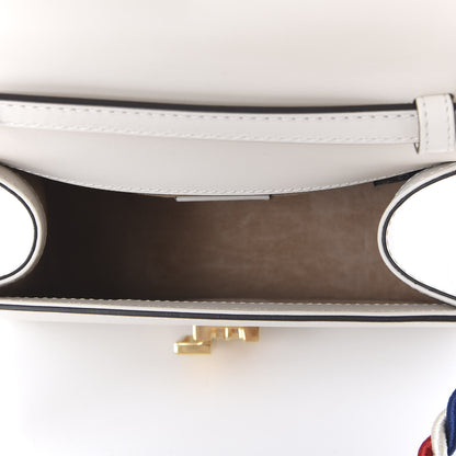 Gucci Calfskin Mini Sylvie Top Handle Bag White 4 of 9