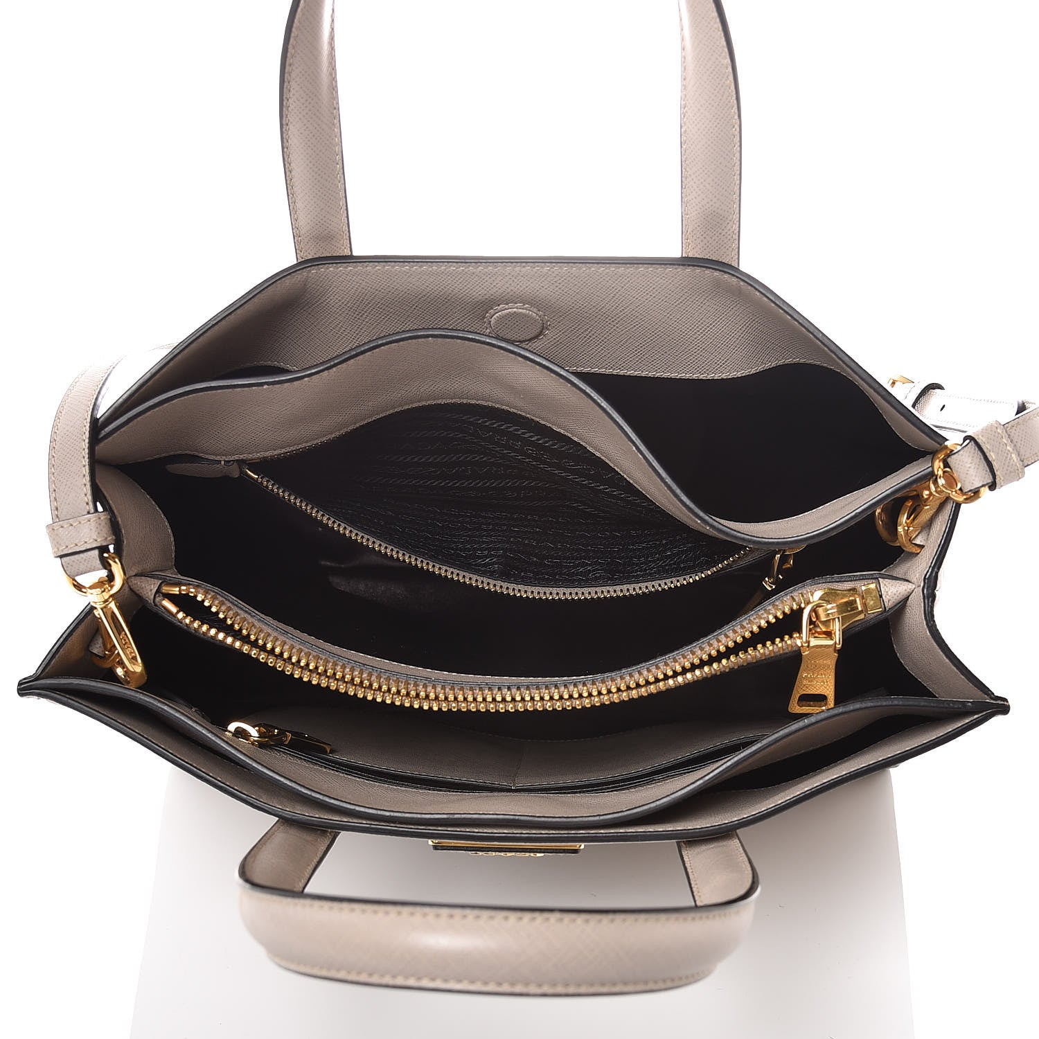 Prada Saffiano Soft Tote Pomice 6 of 13
