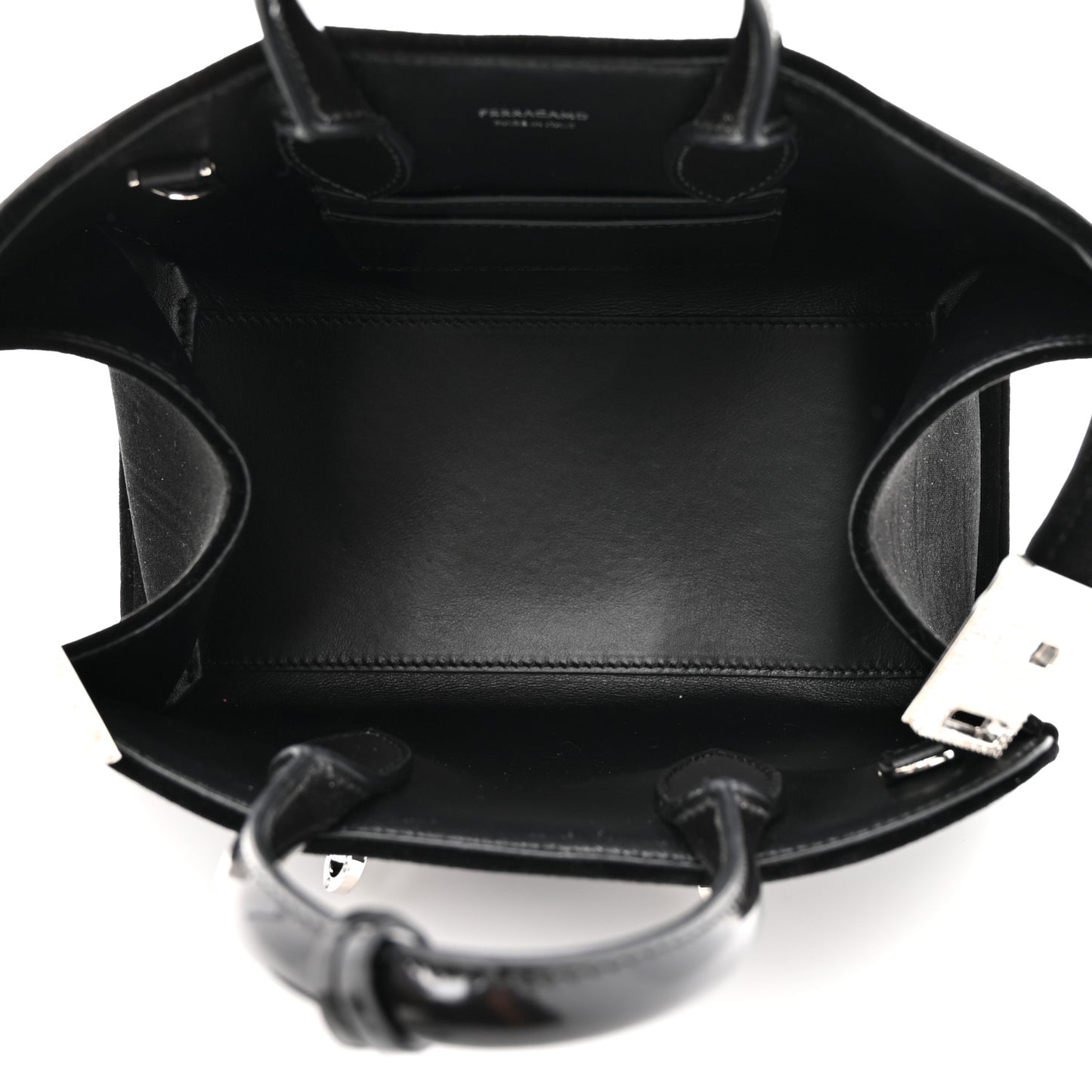 Velvet Strass XS Hug Bag Black