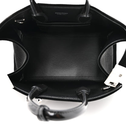 Salvatore Ferragamo Velvet Strass XS Hug Bag Black 5 of 10