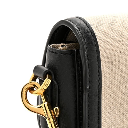 MCM Calfskin Linen Small Travia Crossbody Black 12 of 12