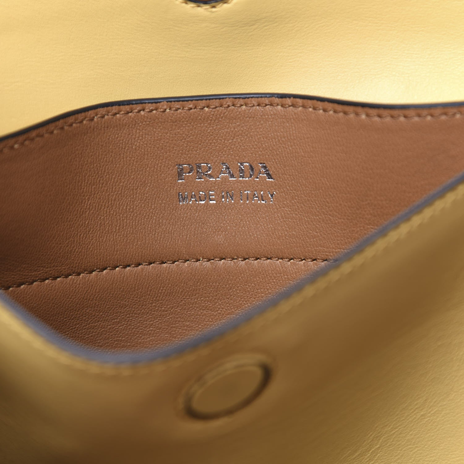 Prada City Calf Double Bag Ginestra 6 of 10