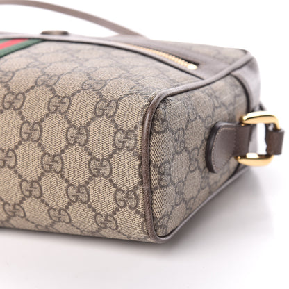 Gucci GG Supreme Monogram Web Small Ophidia Shoulder Bag Brown 6 of 11