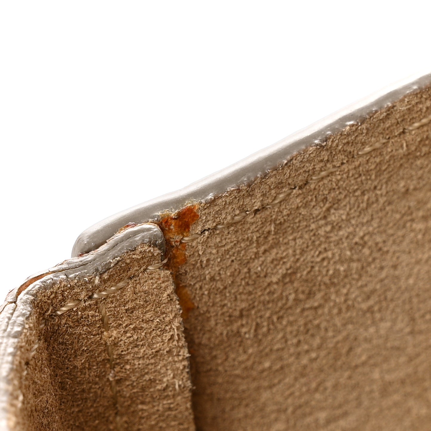 Grained Lambskin Mini Drew Shoulder Bag Cement Pink
