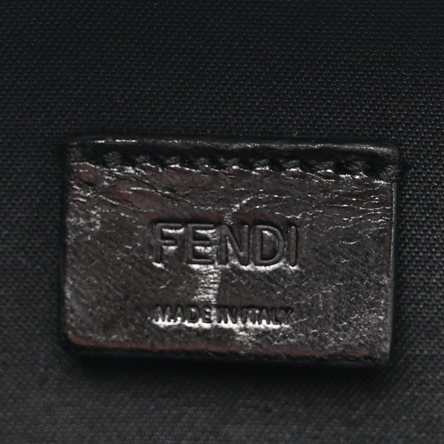 Fendi Recycled Fabric Jacquard Vitello Astro Micro FF Mini Trolley Bag Asfalto Black 6 of 11