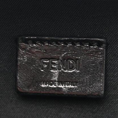 Fendi Recycled Fabric Jacquard Vitello Astro Micro FF Mini Trolley Bag Asfalto Black 6 of 11