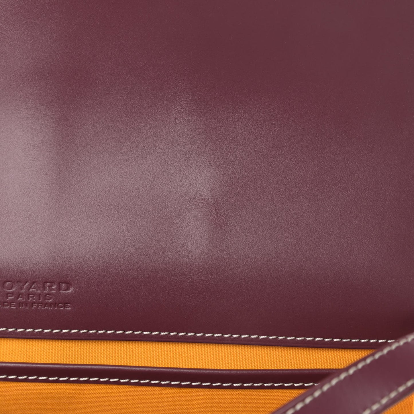 Goyardine Belvedere II MM Messenger Bag Bordeaux