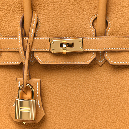 Hermes Togo Birkin 25 Natural Sable 8 of 10