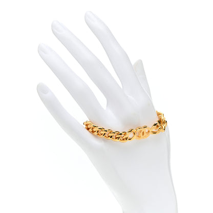 Chanel CC Chain Link Bracelet Gold 2 of 5