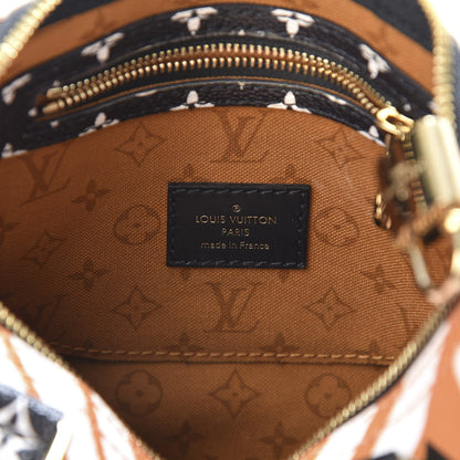 Louis Vuitton Monogram Giant Crafty Speedy Bandouliere 25 Creme Caramel 6 of 9