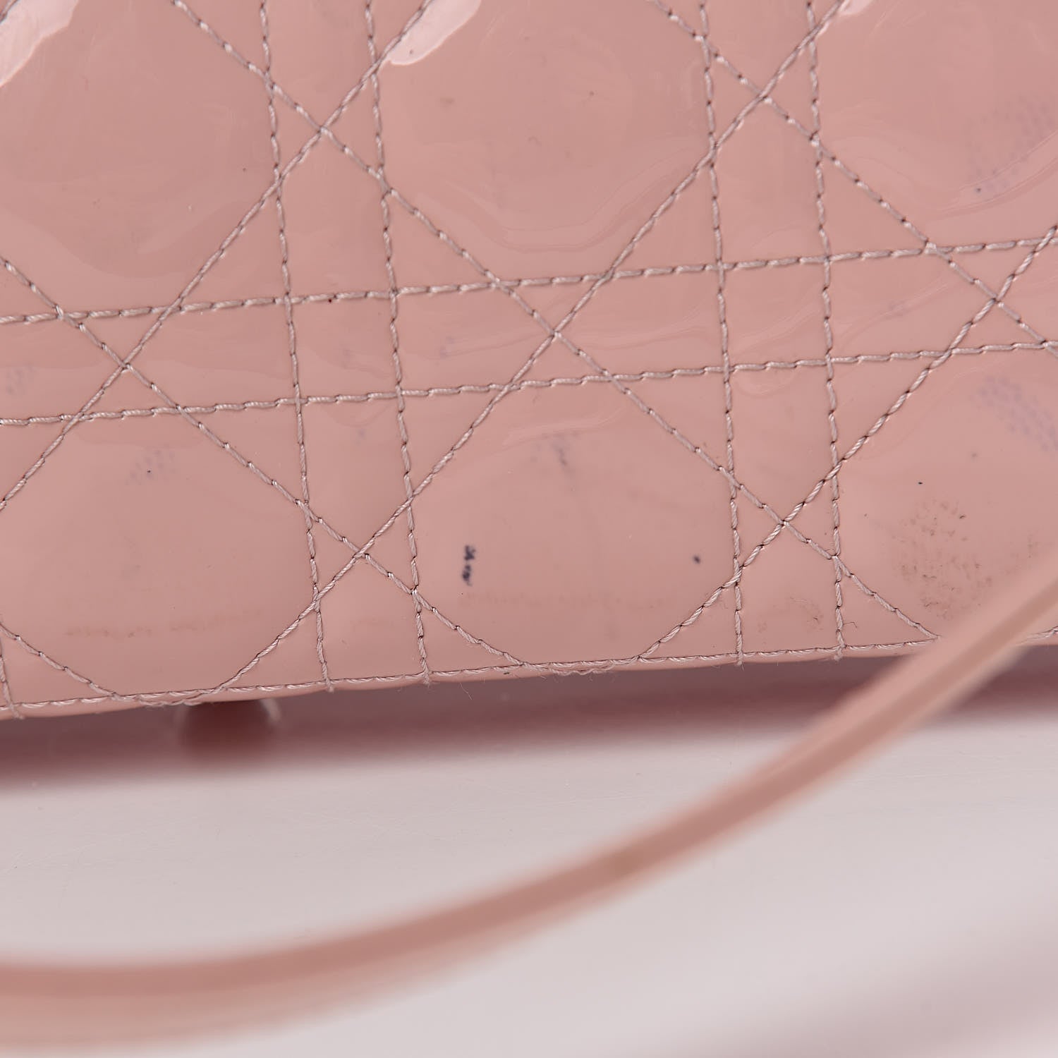 Christian Dior Patent Cannage Large Lady Dior Light Pink 12 of 18