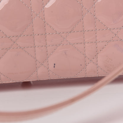 Christian Dior Patent Cannage Large Lady Dior Light Pink 12 of 18