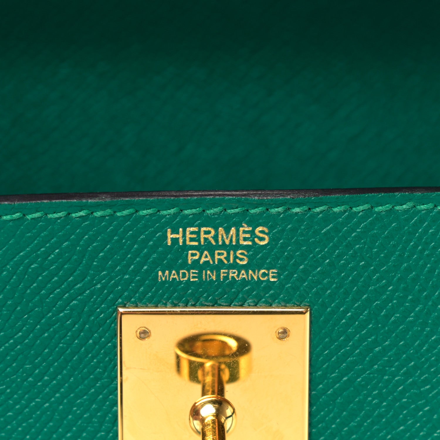 Hermes Epsom Kelly Sellier 32 Malachite 6 of 12