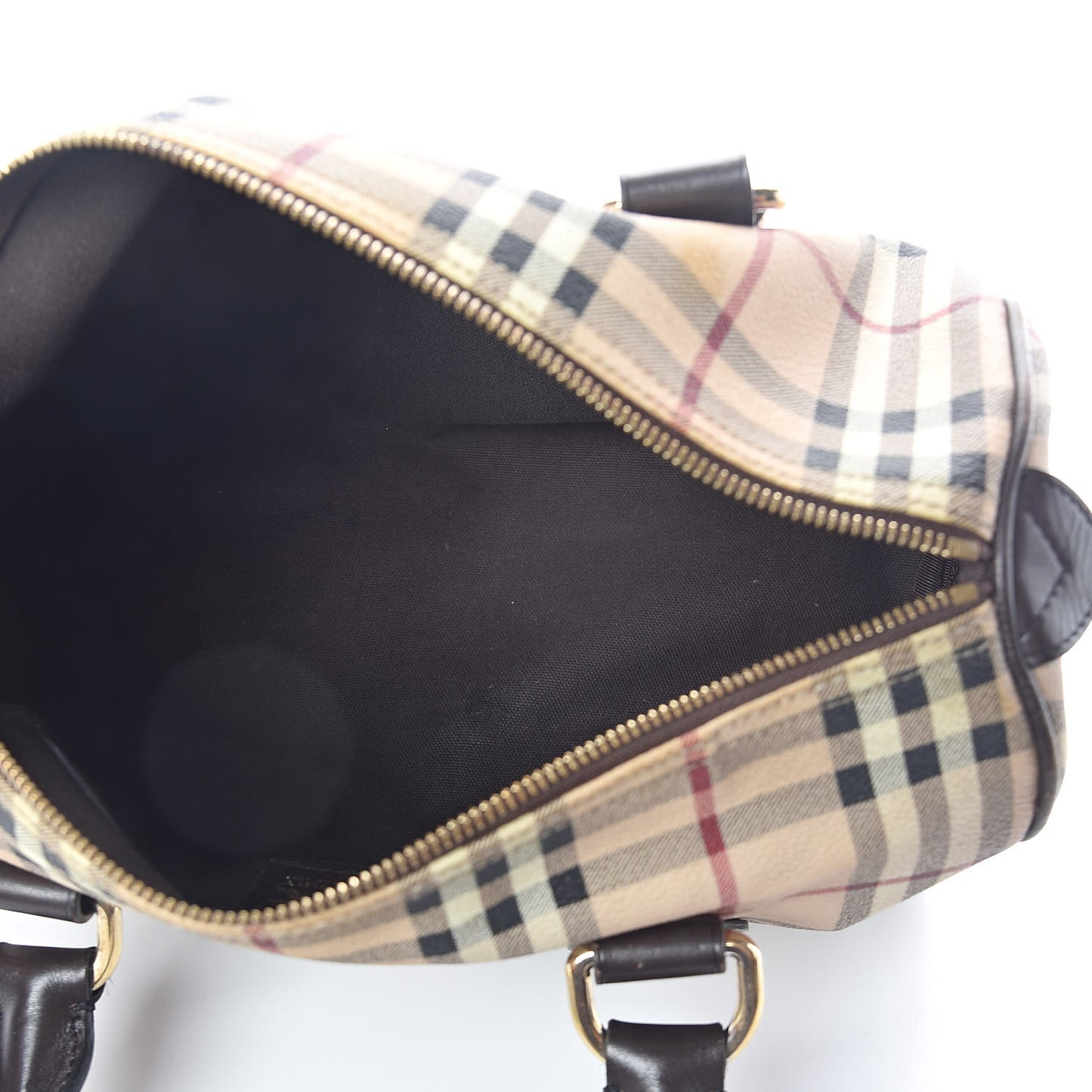 Haymarket Check Small Chester Bowling Bag Chocolate