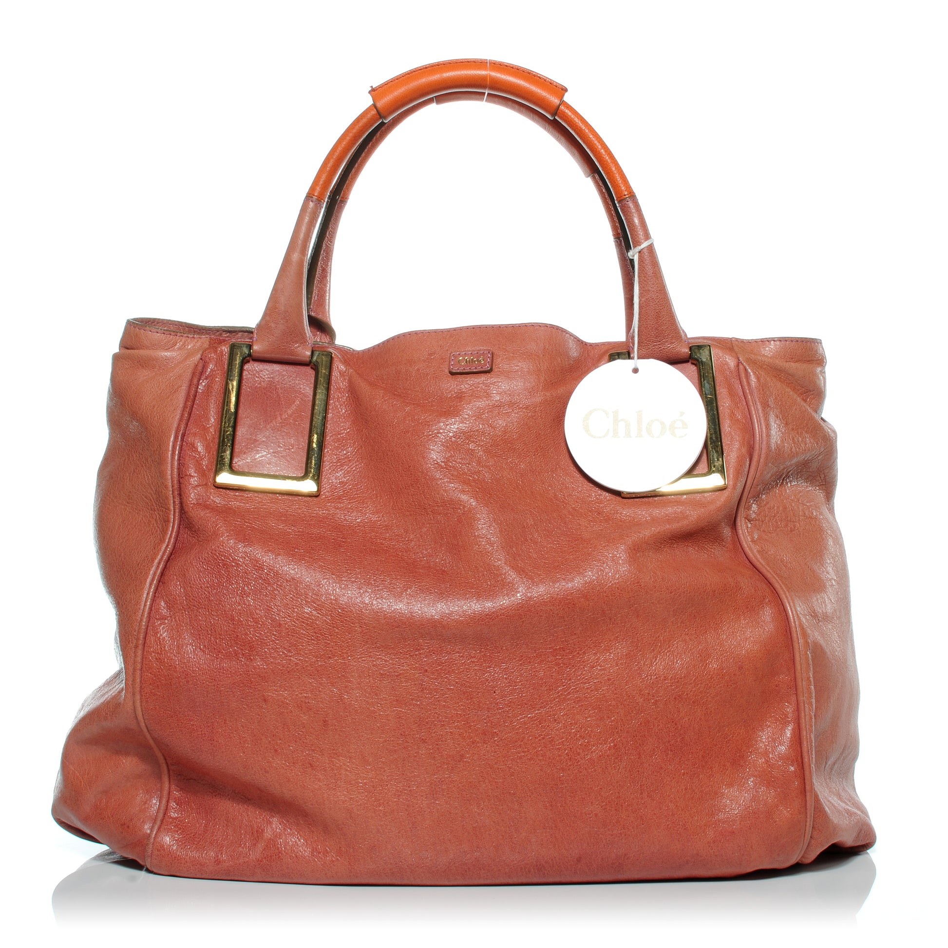 Chloe Leather Large Ethel Satchel Tote 1 of 9