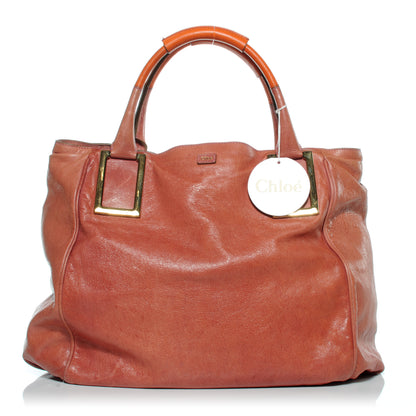 Chloe Leather Large Ethel Satchel Tote 1 of 9