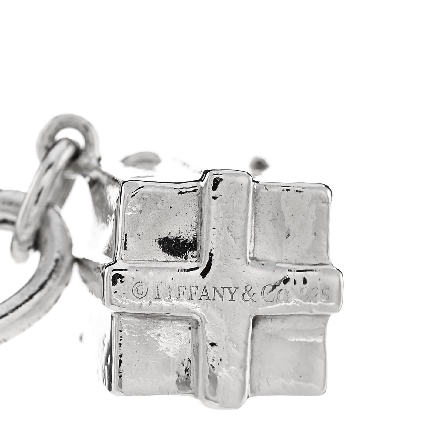 Sterling Silver Box Charm Pendant