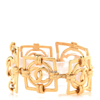 Chanel CC Square Bracelet Gold 3 of 5