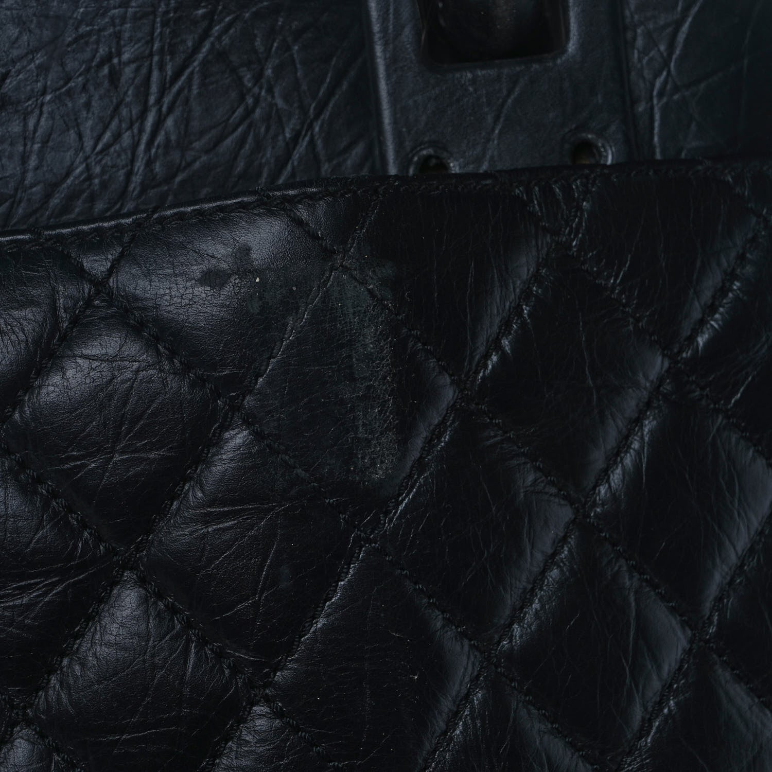 Chanel Aged Calfskin Quilted Case Trolley Black 16 of 16