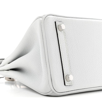 Hermes Togo Birkin 25 Gris Platine 8 of 11