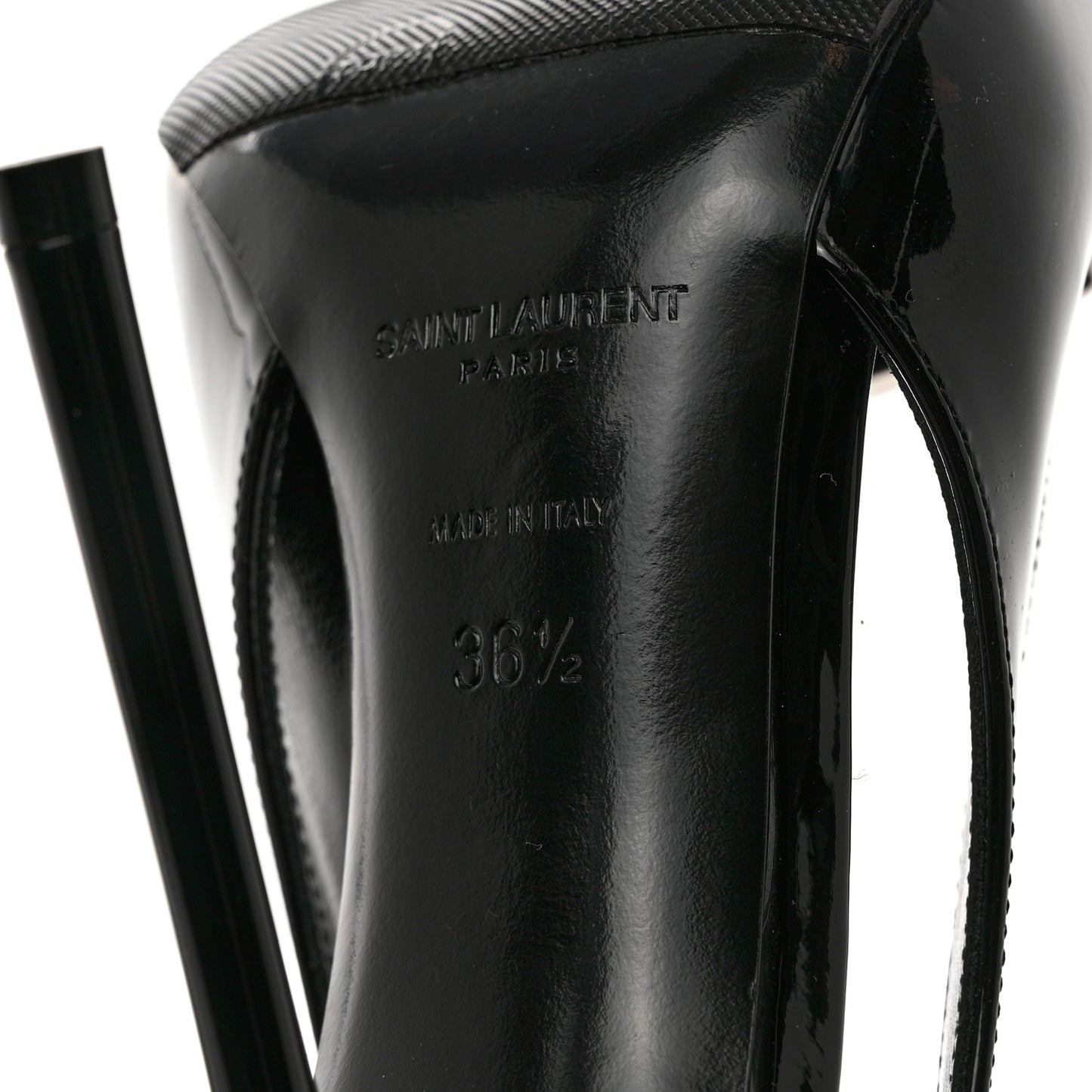 Patent Maxine 115mm Slingback Pumps 36.5 Black